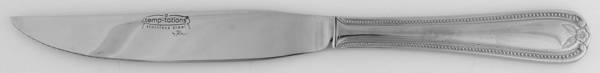 Old World Bead-Round Tip (Stainless) Small Solid Steak Carving Knife