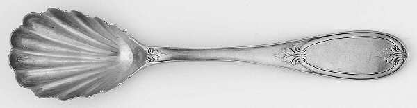 Coin Silver Flatware Sugar Shell Spoon