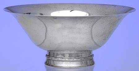 Silver Flutes (Silverplate, Hollowware) 7" Round Bowl
