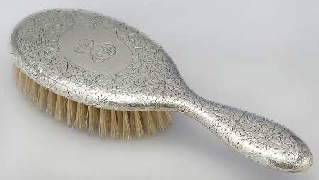 TIS75 (Sterling, Hollowware) Hair Brush