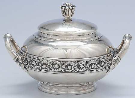 1982-1 (Sterling, Hollowware) Sugar Bowl & Lid