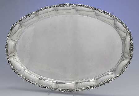 TBO3 (Sterling, Hollwware) 19" Oval Tray