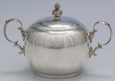 8572 (Sterling, Hollowware) Mini Sugar Bowl & Lid