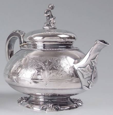 Antique Ivy (Sterling, Hollowware) Teapot