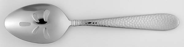 Logan Hammer Ring (Stainless) Pierced Tablespoon (Serving Spoon)