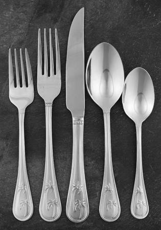 Palm Breeze (Stainless) 40 Piece Estate Set