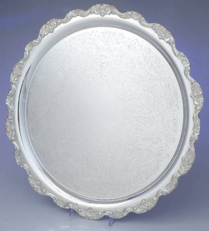 Embassy Classic (Slvp, Hollowware) Round Tray For Punch Bowl