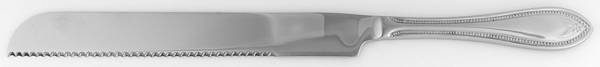 Old World Bead-Pointed Tip (Stainless) Large Solid Piece Cake Knife