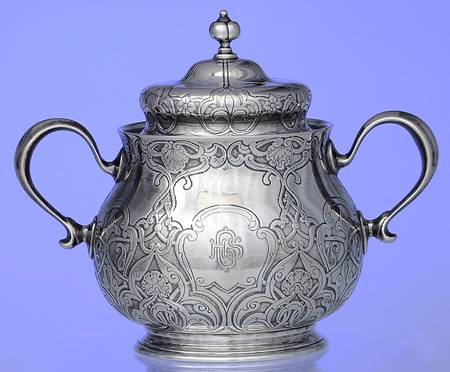 9479A (Sterling, Hollowware) Mini Sugar Bowl & Lid