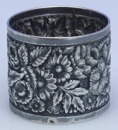 Repousse (Silverplate, Hollowware) Silverplate Toothpick Holder