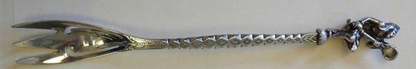 Indian Statuette Series (Sterling) Oyster Fork