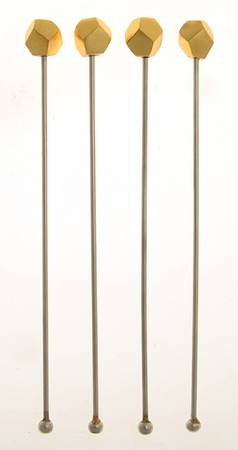 Giftware (Metal, Hollowware) Cocktail Stirrer - Set of 4