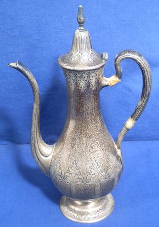 16266 (Sterling, Hollowware) Sterling Demitasse Pot