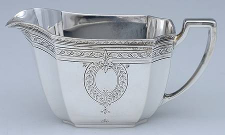 Hampton-Engraved (Sterling, Hollowware) Creamer