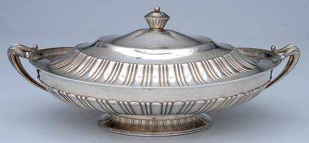 11901 (Sterling, Hollowware) Oval Covered Vegetable