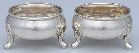 15251 (Sterling, Hollowware) Master Open Salt (Set of 2)