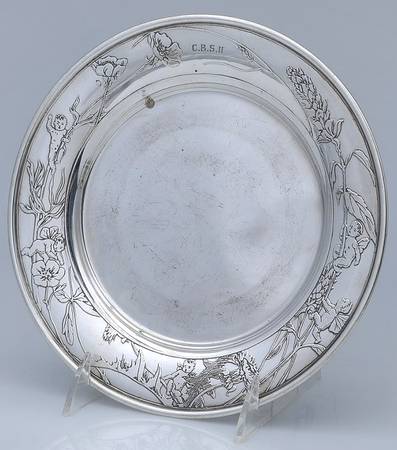 17285 (Sterling, Hollowware) Child's Plate