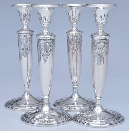 20132 (Sterling, Hollowware) 9" Candlestick - Set of 4