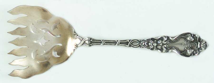 Douvaine (Sterling, 1890) Large Solid Tined Sardine Serving Fork