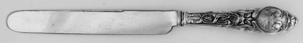Douvaine (Sterling, 1890) Old French Table Knife with Bolster