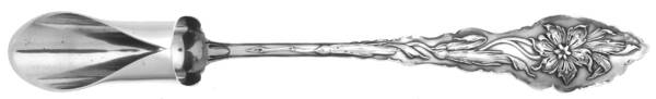 Narcissus (Sterling, 1890, No Monograms) Solid Large Cheese Scoop