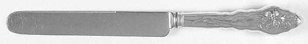 Narcissus (Sterling, 1890, No Monograms) Old French Hollow Knife with Bolster