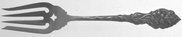 Narcissus (Sterling, 1890, No Monograms) Individual Salad Fork