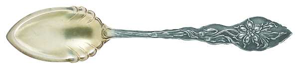 Narcissus (Sterling, 1890, No Monograms) Fruit/Orange Spoon