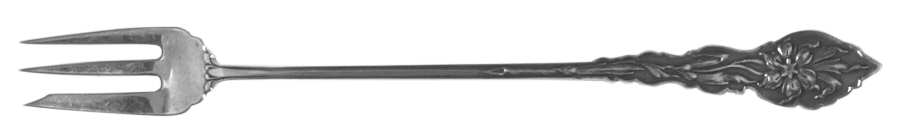 Narcissus (Sterling, 1890, No Monograms) Oyster Fork