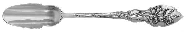 Narcissus (Sterling, 1890, No Monograms) Solid Cheese Scoop