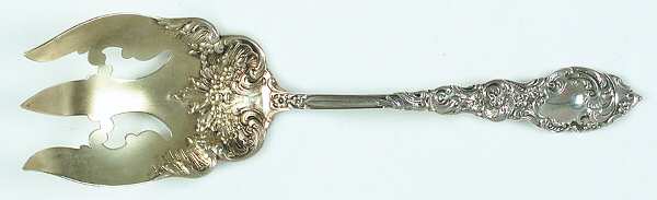 Passaic (Sterling, 1900) Solid Salad Serving Fork