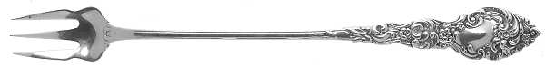 Passaic (Sterling, 1900) Long Handle Oyster Fork