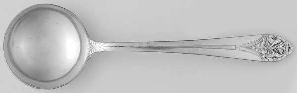 Claudia (Silverplate) Round Bowl Soup Spoon (Bouillon)