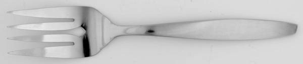 Crestmark (Stainless) Medium Solid Cold Meat Serving Fork
