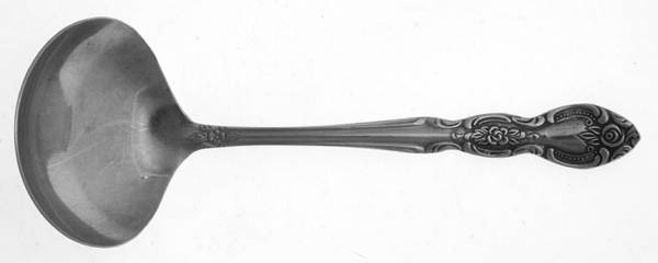 Lustreware (Stainless) Solid Gravy Ladle by Unknown Mfg Silver