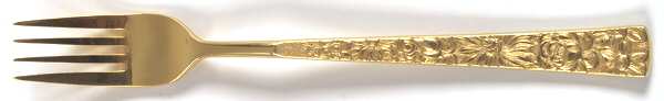 Tropical Garden (Gold Electroplate) Fork