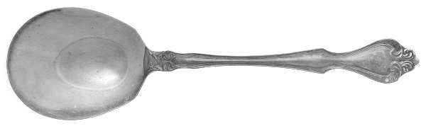 UNF443 (Nickel) Solid Smooth Casserole Spoon