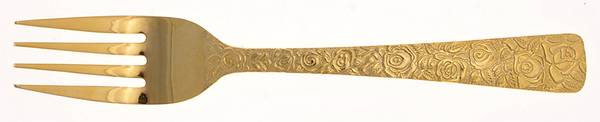 Golden Renaissance (Gold Electroplate) Individual Salad Fork