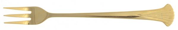 UNF488 (Gold Electroplate) Cocktail/Seafood Fork