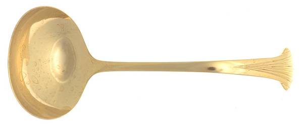 UNF488 (Gold Electroplate) Solid Gravy Ladle