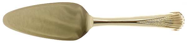 UNF488 (Gold Electroplate) Solid Cheese Server