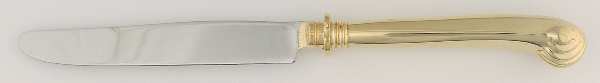 UNF488 (Gold Electroplate) New French Hollow Pistol Knife