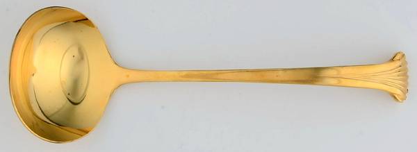 UNF488 (Gold Electroplate) Solid Gravy Ladle
