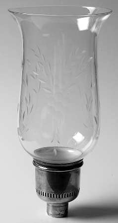 Glass and Plastic Liners (Hollowware) Hurricane Lamp Globe Liner