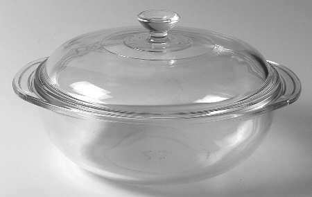 Glass and Plastic Liners (Hollowware) 2 Quart Round Casserole Liner