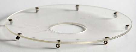 Glass and Plastic Liners (Hollowware) Glass Bobeche (Holds 8 Prisms)