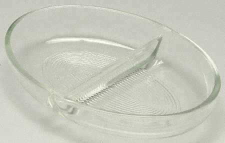 Glass and Plastic Liners (Hollowware) Oval Divided Vegetable Liner