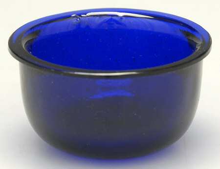 Glass and Plastic Liners (Hollowware) Cobalt Blue Salt Cellar Liner