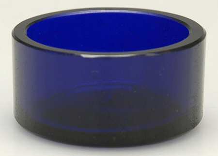 Glass and Plastic Liners (Hollowware) Cobalt Blue Salt Cellar Liner