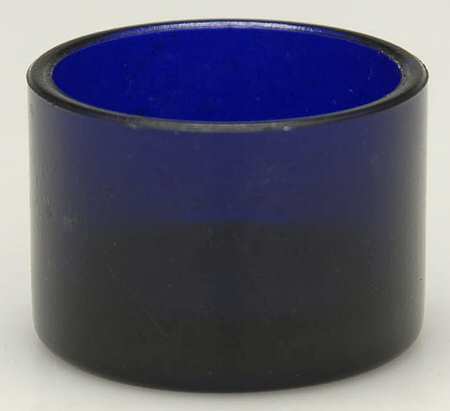 Glass and Plastic Liners (Hollowware) Cobalt Blue Salt Cellar Liner